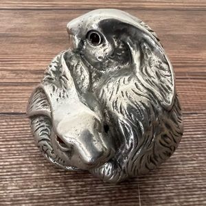 Vintage Arthur Court Bunny Rabbit Paperweight
